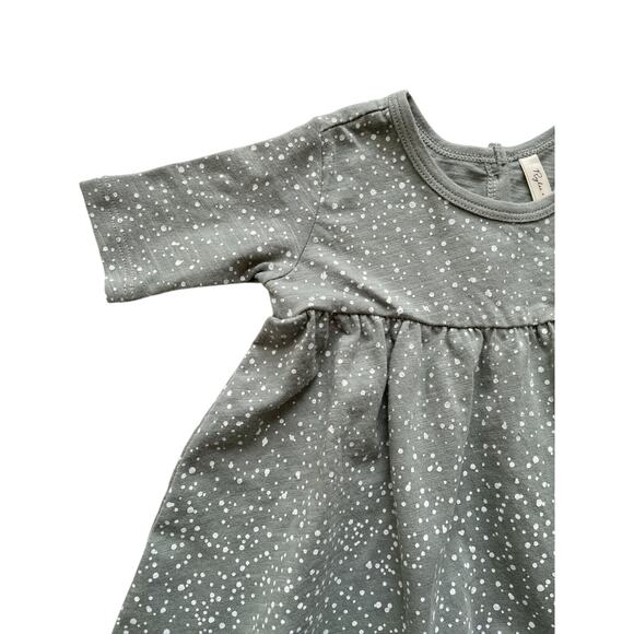 Rylee + Cru Dusty Blue Snow Finn Dress Size 3-6m - Picture 2 of 5